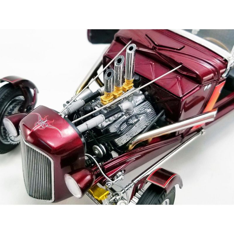 Hot Rod Flathead Engine Pack Replica from "1934 Hot Rod Roadster" 1/18 Scale Model by GMP