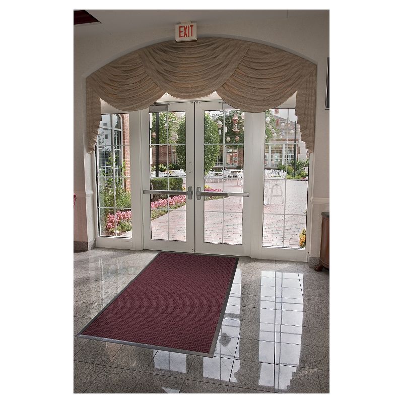 Burgundy Solid Doormat - (4'X6') - HomeTrax