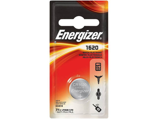 Energizer ECR1620BP 1620 Lithium Coin Cell Battery