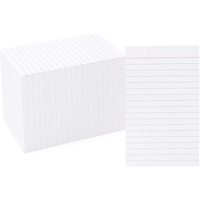 Okuna Outpost 300 Pack Portrait Style Vertically Ruled Index Cards, Checklist (3 x 5 In)