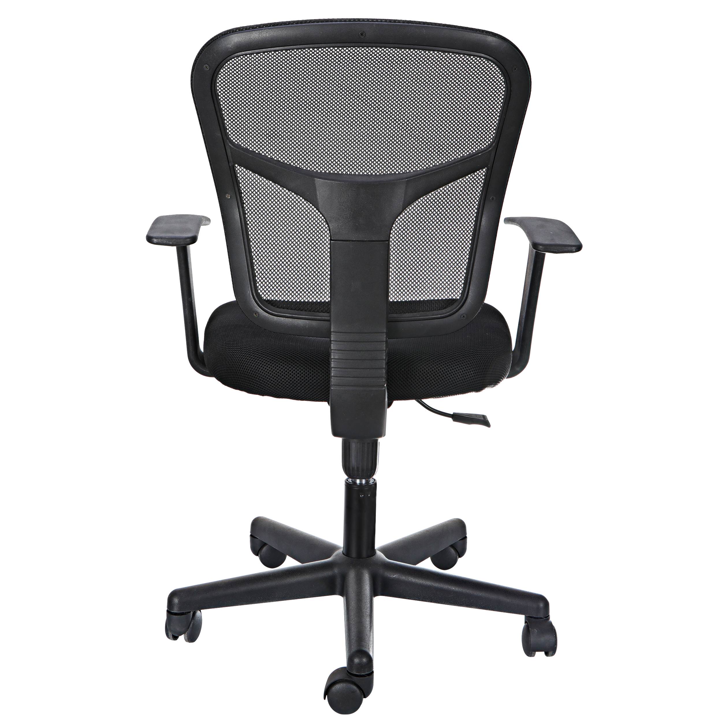Office Chair Computer Desk Black Ergonomic Executive Mesh Chair Swivel Mid Back 360&deg; Swivel Home Computer Task Chair