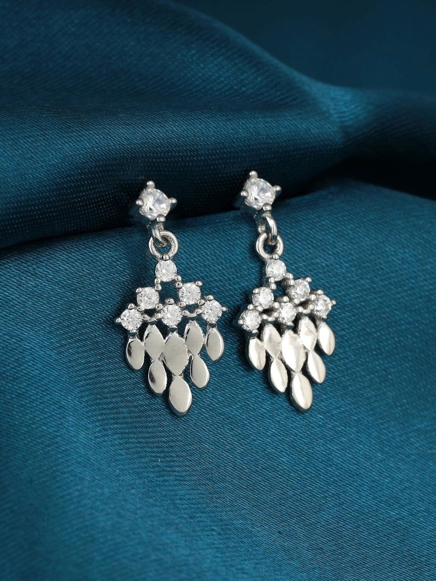 GIVA 92.5 Sterling Silver Grape Valley Earrings for Women