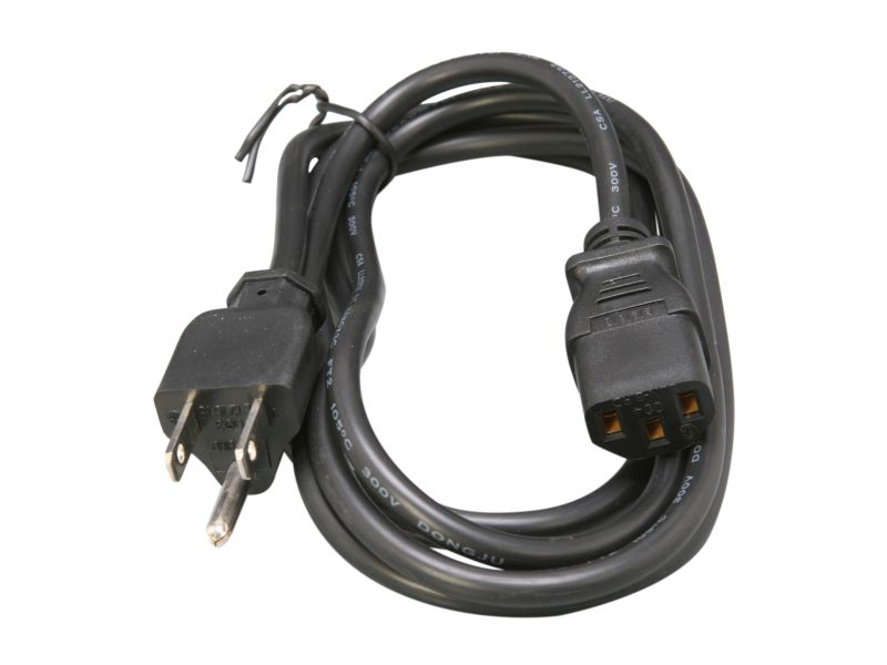 DAT Model 7550D 6 ft. Computer Power Cable