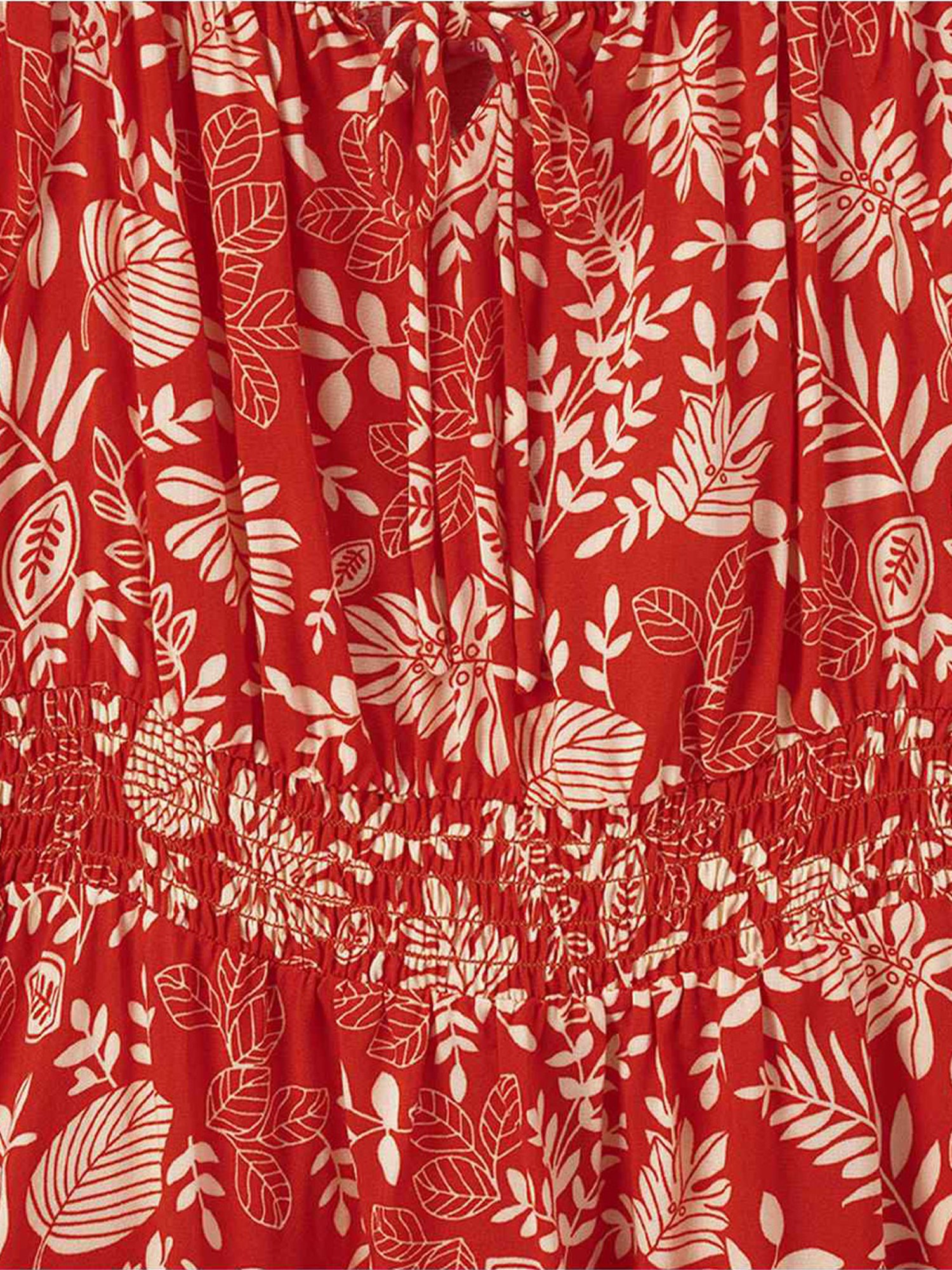 Edheads Kids Orange Cotton Printed Dress