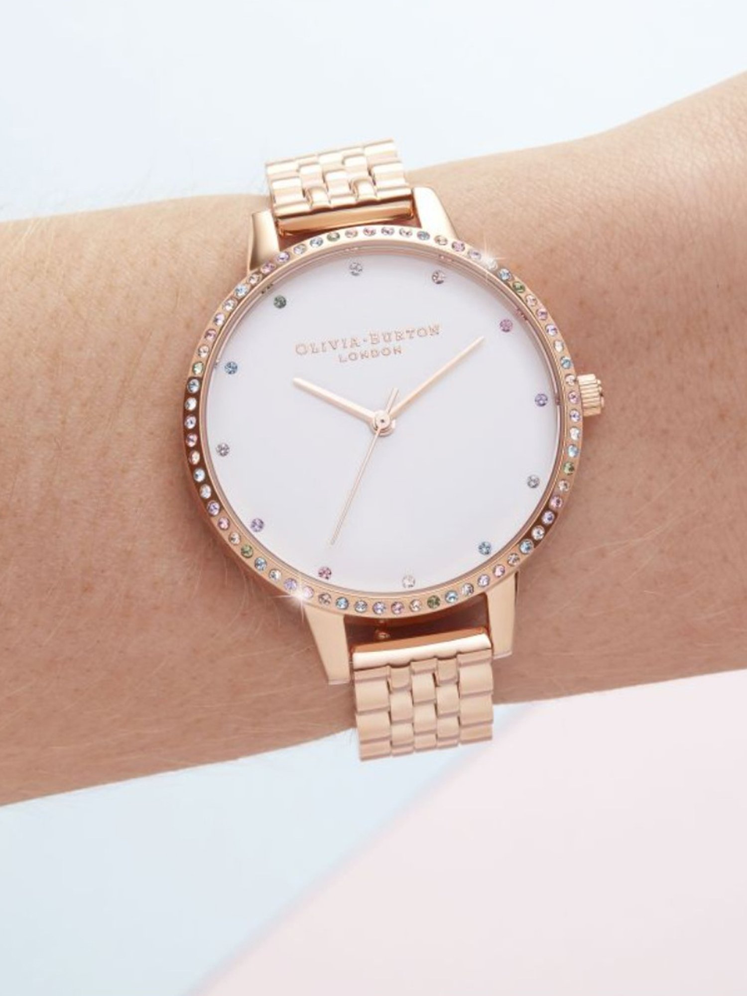 Olivia Burton OB16RB21 Rainbow Analog Watch for Women