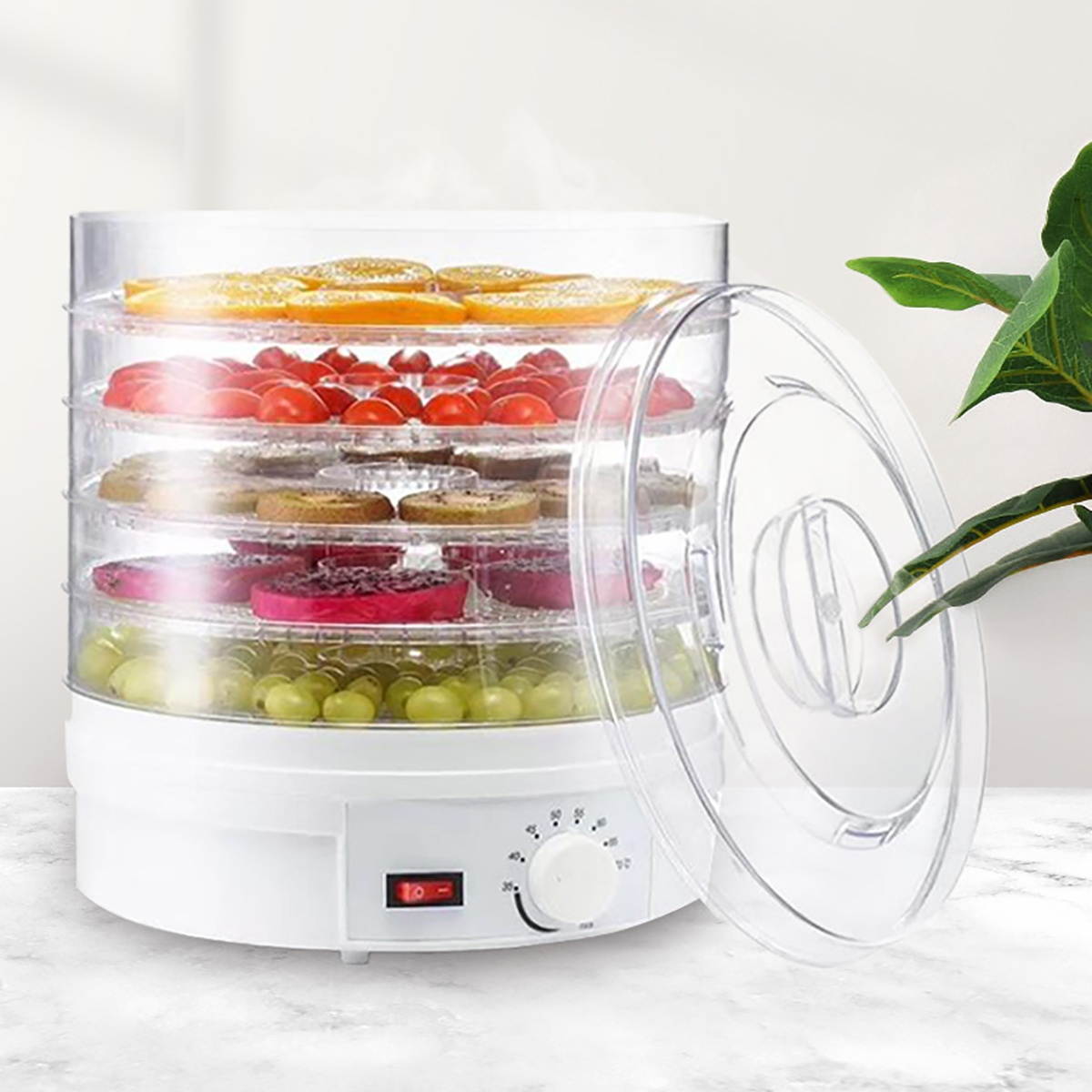 Dehydration Dryer Dried Fruit Machine Household Fruit Dryer Food Dehydrator Meat Medicinal Food Air Dryer-AU Plug