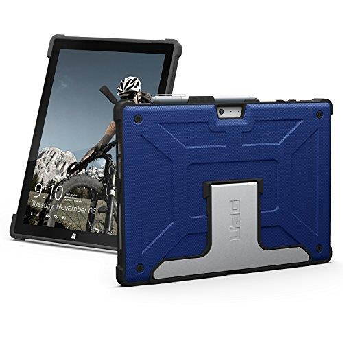 UAG Designed for Microsoft Surface Pro 7 Plus, Surface Pro 7, Pro 6, Pro 5th Gen (2017) (LTE), Pro 4 Feather-Light Rugged [Cobalt] Aluminum Stand Military Drop Tested Case