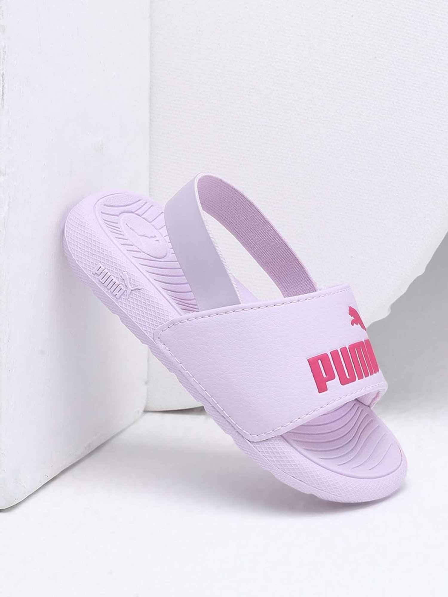 Puma Kids Cool Cat 2.0 Purple Back Strap Sandals