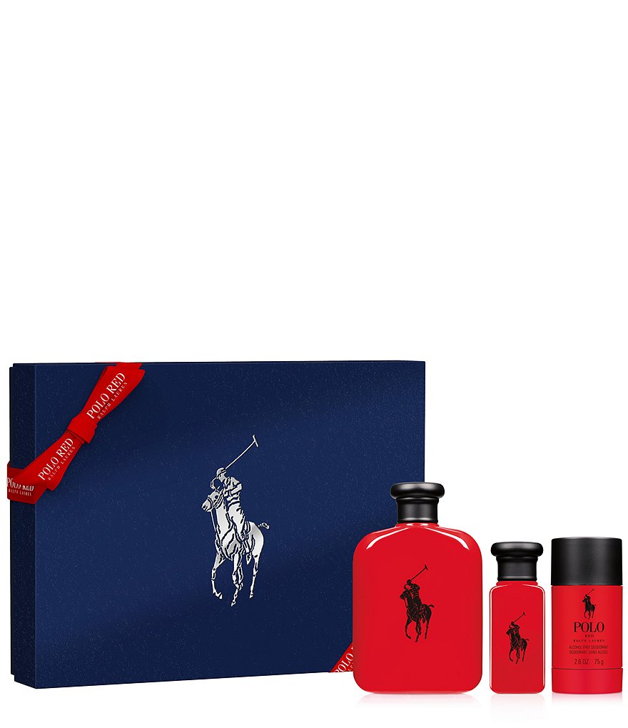 Ralph Lauren Polo Red Eau de Toilette 3-Piece Gift Set