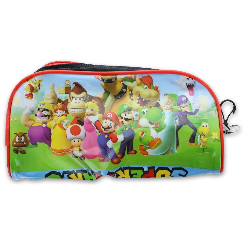 Nintendo Super Mario 8 Inch Zippered Vinyl Pencil Case