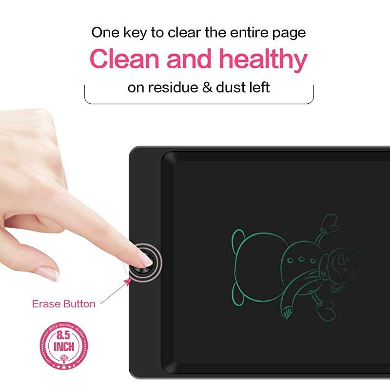 Writing Tablet Drawing Board Electronic Drawing Tablet Kids Tablets Doodle Board Writing Pad for Kids and Adults at Home School and Office with Lock Erase Button Black