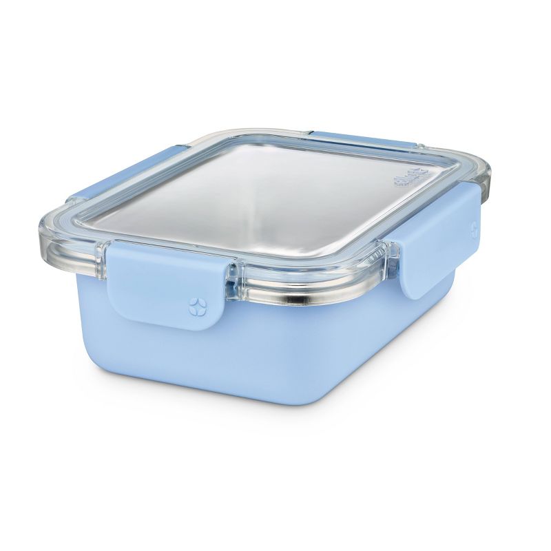 Ello 4 Cup Stainless Steel Food Storage Container - Light Blue