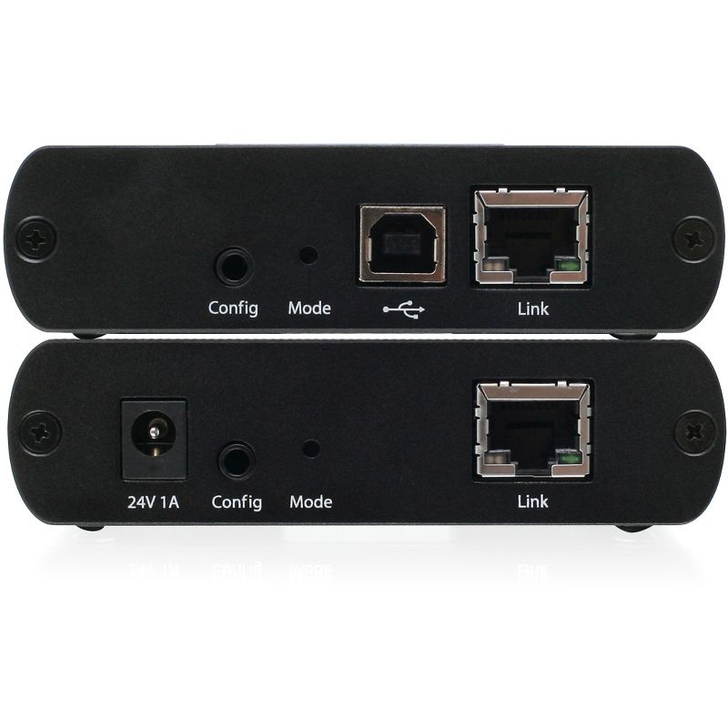 ATEN 4-port USB 2.0 Cat 5 Extender (up to 100m) - 2 x Network (RJ-45) - 4 x USB - 328.08 ft Extended Range