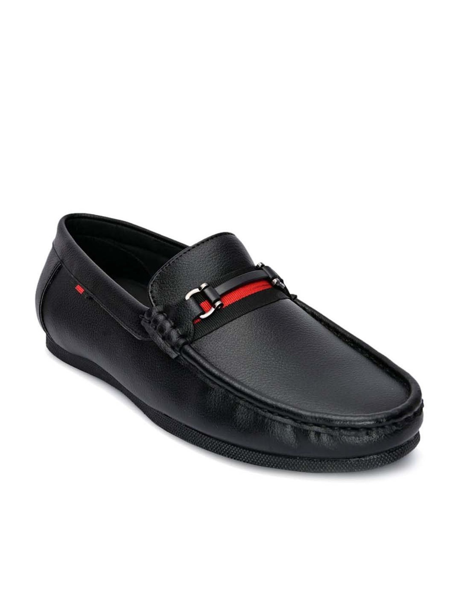 Hydes N Hues Men's Ink Black Casual Loafers