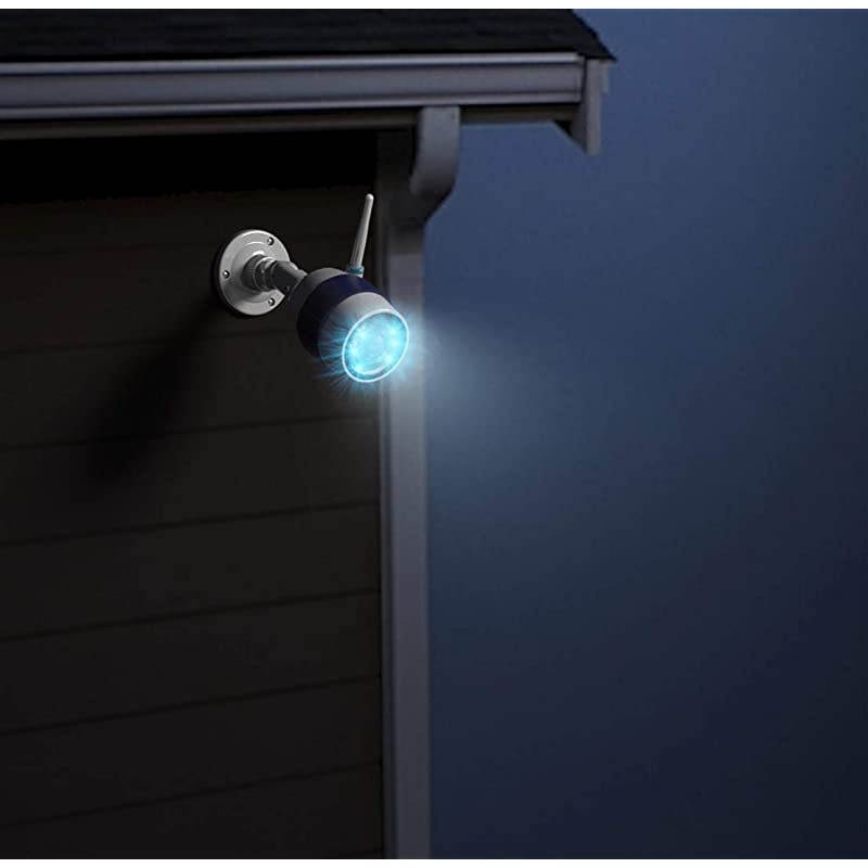 1 Pack Dummy Fake Surveillance Camera with Motion Sensor LED Light (Indoor and Outdoor)