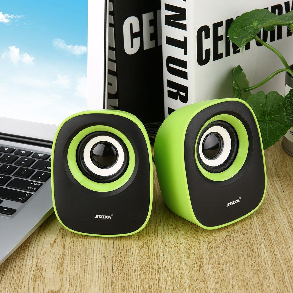 SADA V-106 USB 2.1 Stereo Computer Speaker with Subwoofer for PC Gaming System