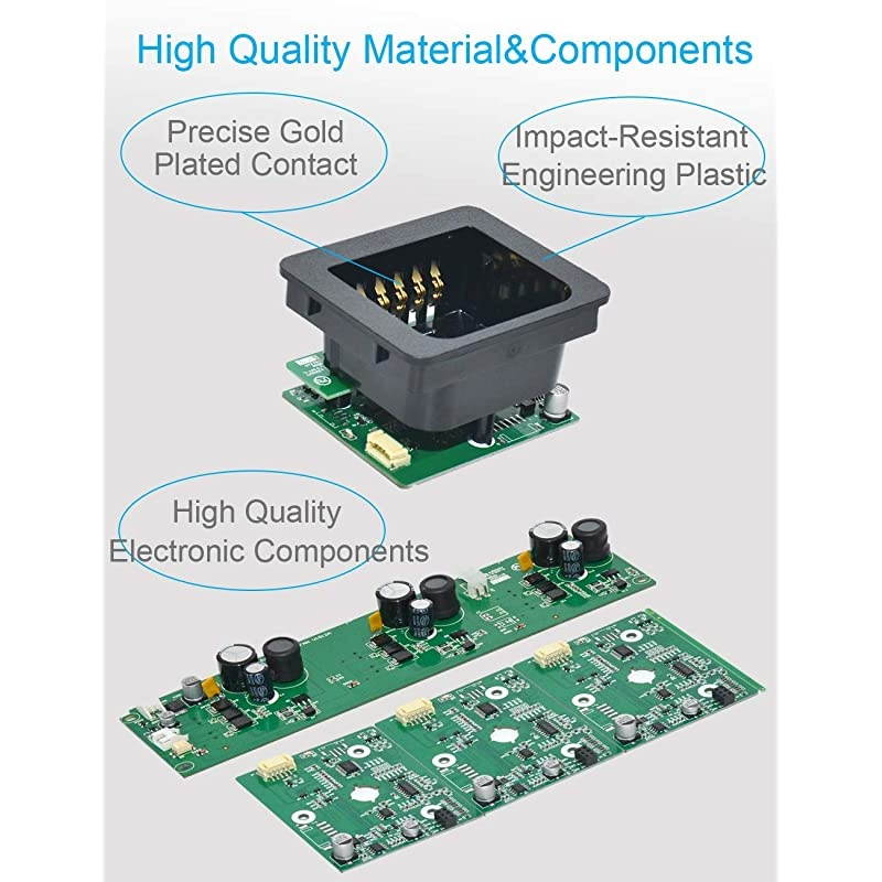 Unit Rapid Charger for Motorola Radios XPR6350 XPR6550 XPR7350 XPR7550 XPR7350e XPR7380e XPR7550e XPR7580e XPR3300 XPR3500 XPR3300e XPR3500e APX4000 APX3000 etc, XPR APX Six Gang Charger