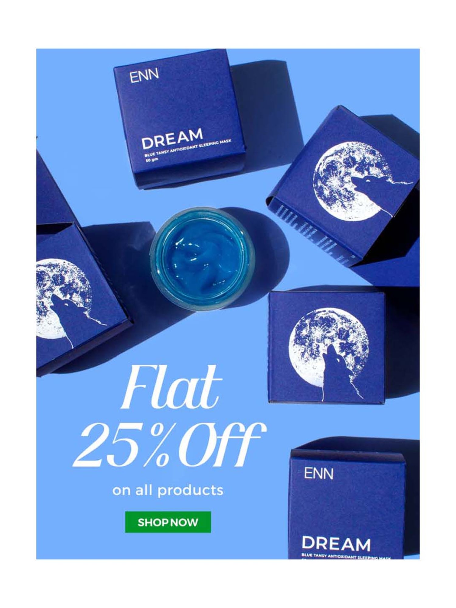 ENN Dream Blue Tansy Anti Oxidant Sleeping Mask - 50 gm