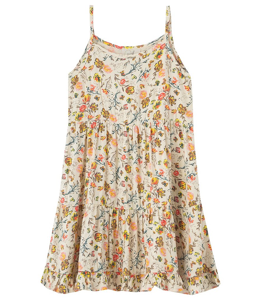 Peek Little Girls 2-7 Lessie Print Tiered Dress