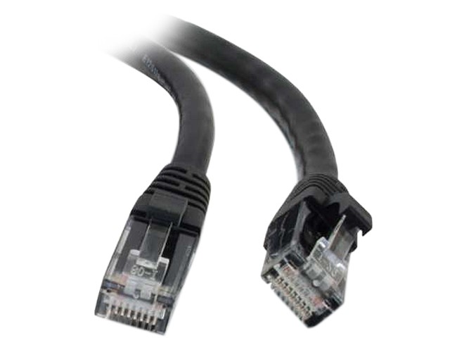 Cat 6 Ethernet Cable 50 ft Black Long Internet Network Cable High Speed Flat LAN Cable RJ45 Cord for Gaming Switch Modem Router Coupler