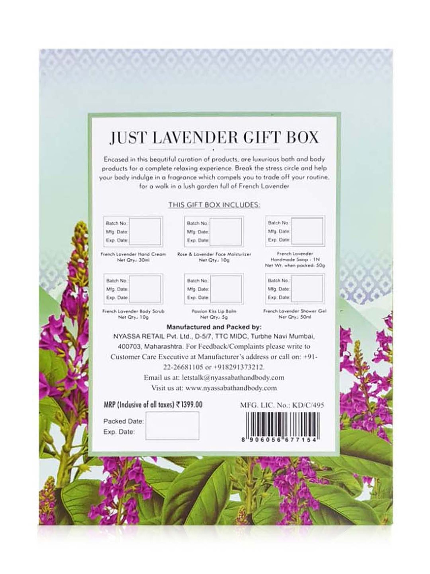 Nyassa Just Lavender Gift Set