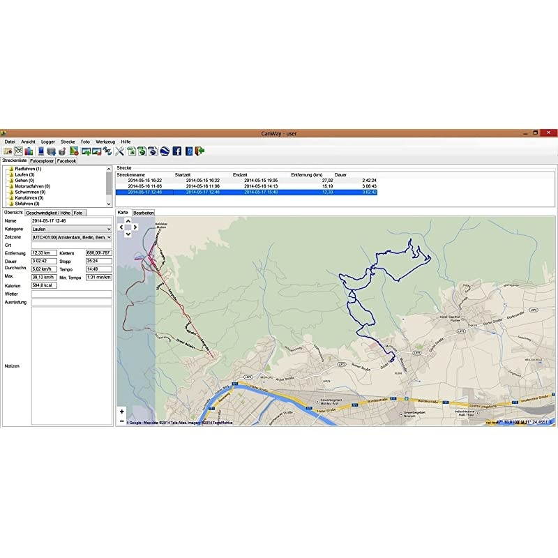 GP-102+ Multifunction GPS Device/Data Logger (Blue)