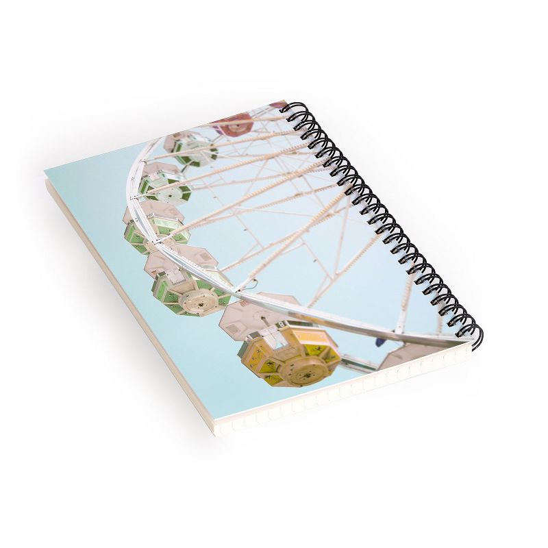 Bree Madden Pastel Ferris Wheel Spiral Notebook - Deny Designs