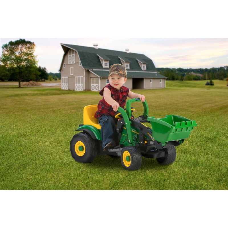 Peg Perego 6V John Deere Mini Loader Powered Ride-On - Green