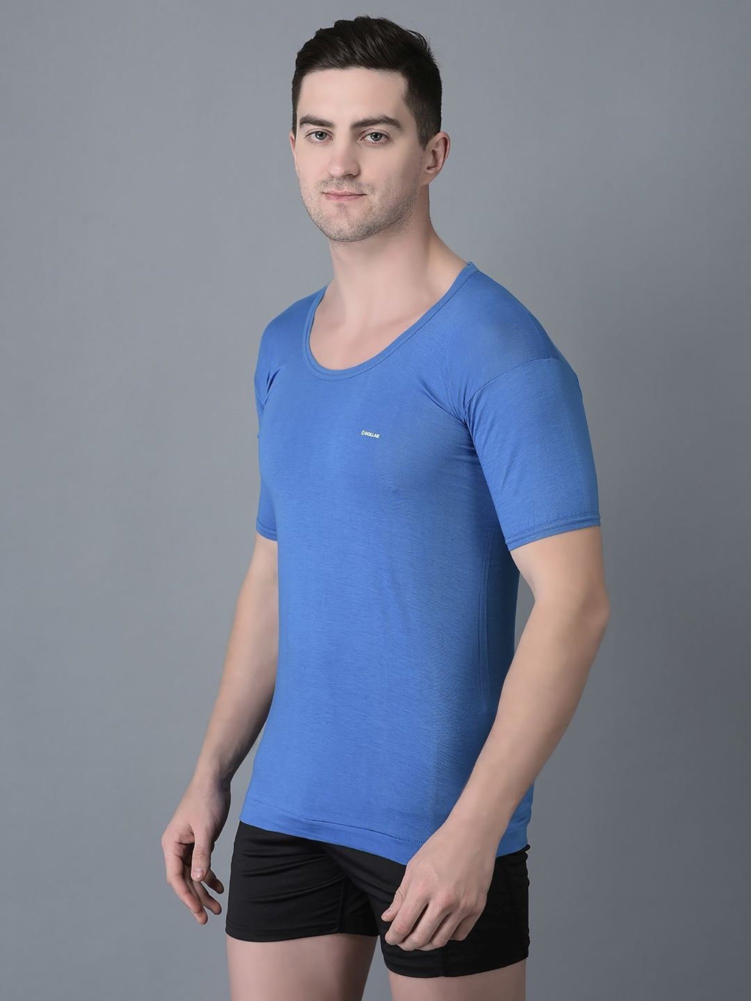 Dollar Bigboss Assorted Cotton Regular Fit Vest - Pack Of 2