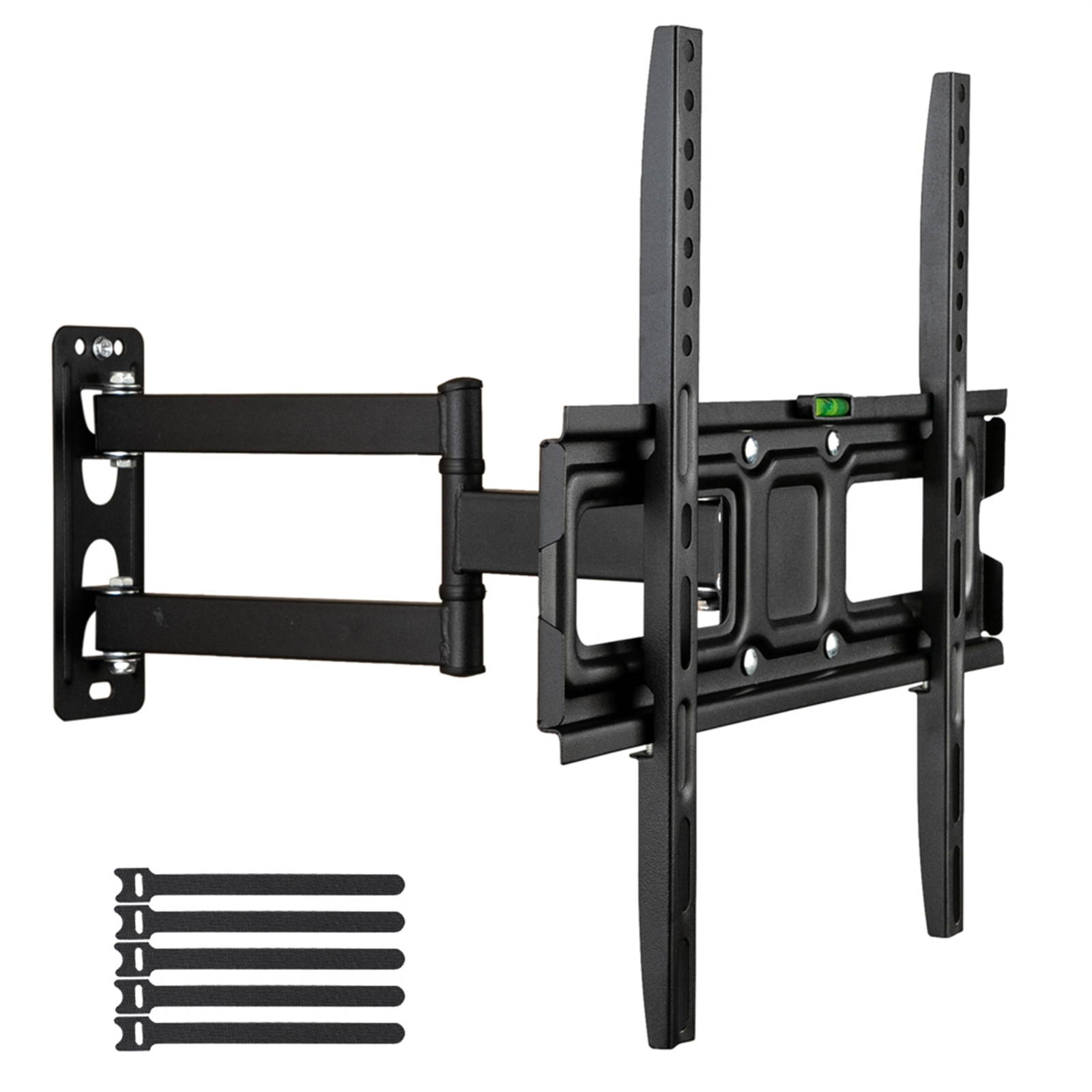 Premium TV Mount for Most 32 - 65 inch Flat Screens and Curved TVs, Full Motion TV Wall Mount Bracket with Heavy Duty Swivel Articulating Arms Tilt Holder up to VESA 400x400mm and 77 lbs