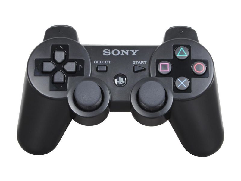 CHENGDAO PS3 Controller 2 Pack Wireless Dual Shock Gamepad for Sony Playstation 3 with Charging Cord (Black + red )