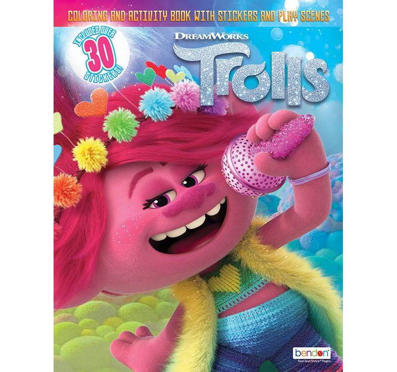 Trolls 2 Mini Sticker Scene Plus