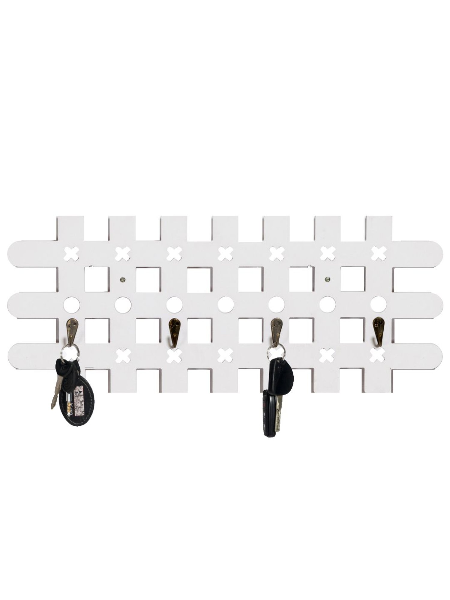 Tayhaa White Acrylic Key Holder