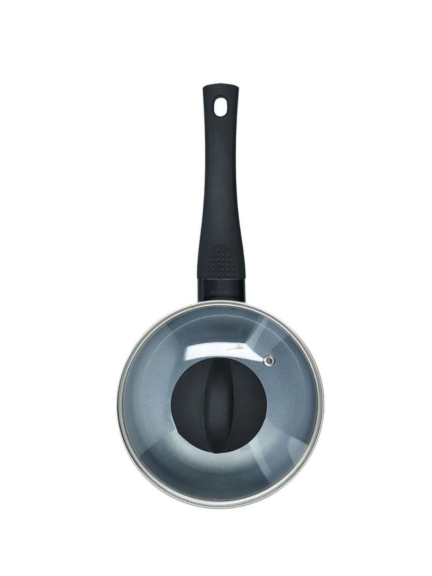 MasterClass Black Medium Aluminium Sauce Pan - 18 cm