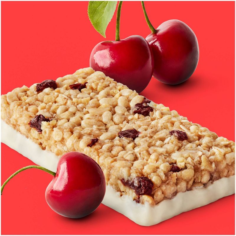 LUNA Bar with Prebiotics - Wild Cherry - Gluten Free Snack Bars - 10.14oz/6pk