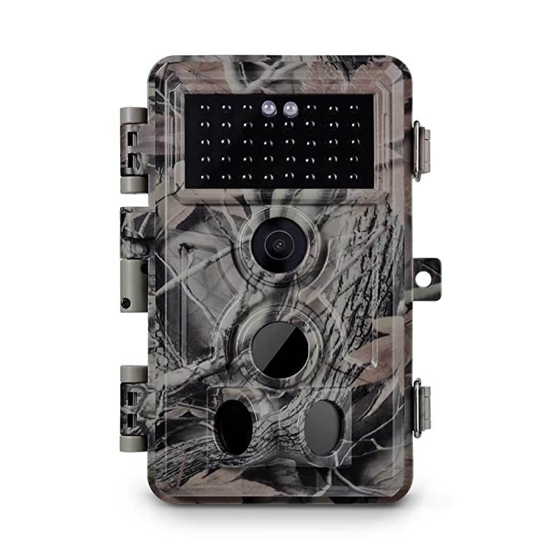 Trail Camera 16MP 1080P Game Camera with No Glow Night Vision Up to 65ft 02s Trigger Time Motion Activated Unique Keypad 24quot Color Screen Waterproof Wildlife Deer Hunting Cam