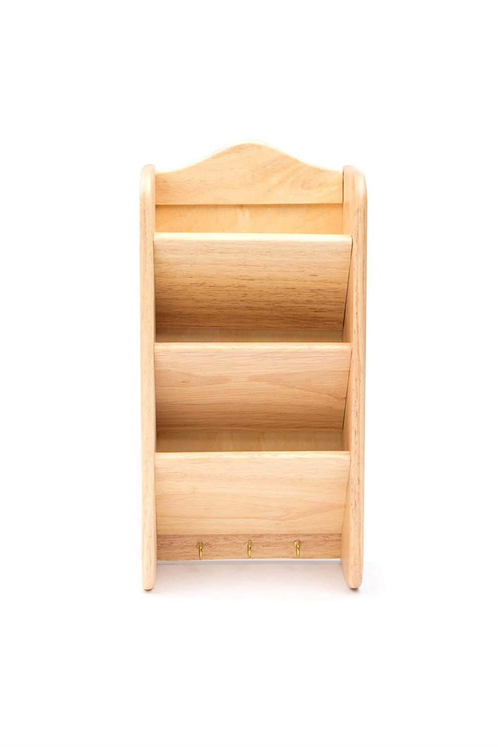 Fox Run 4057COM 030734040577 4057 Letter and Key Rack, Wood, Brown