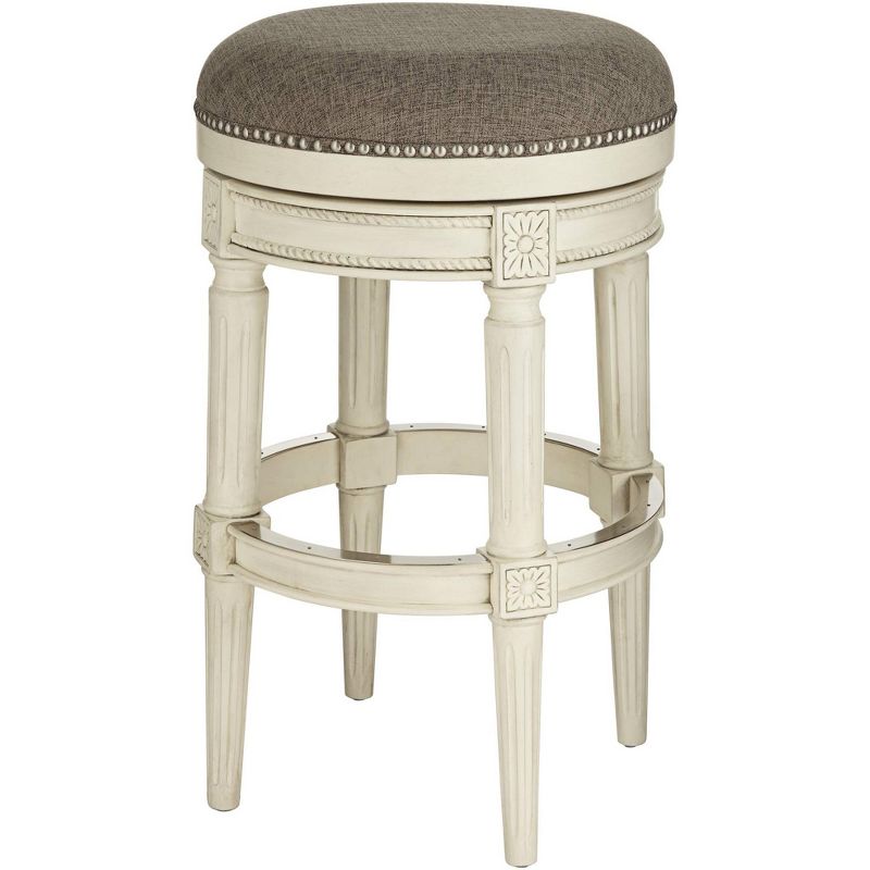 Ladder Barstool Seat Black - Riverstone Furniture Collection