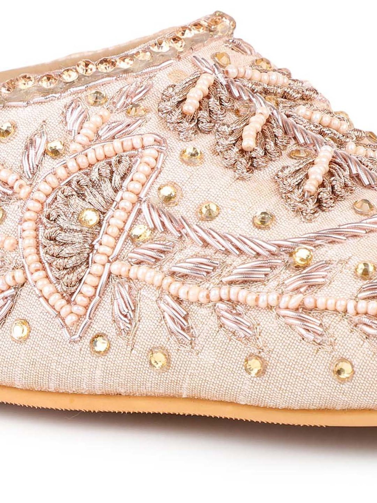 Inc 5 Women's Rose Gold Mule Shoes