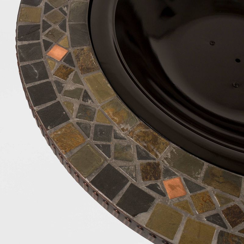 Pleasant Hearth 34" Elizabeth Slate Fire Pit