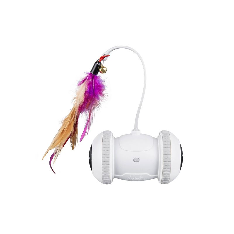 Pet Genius Smart Play Rover Cat Toy - White