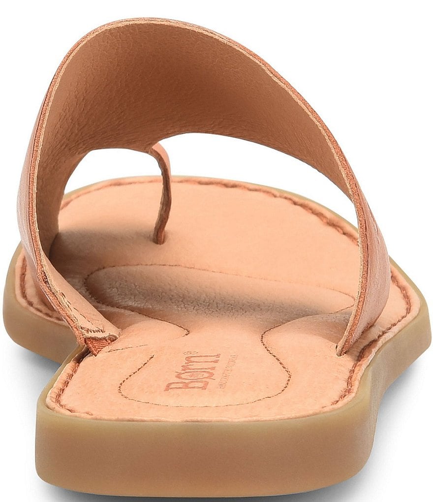 Born Inti Leather Toe Ring Sandals