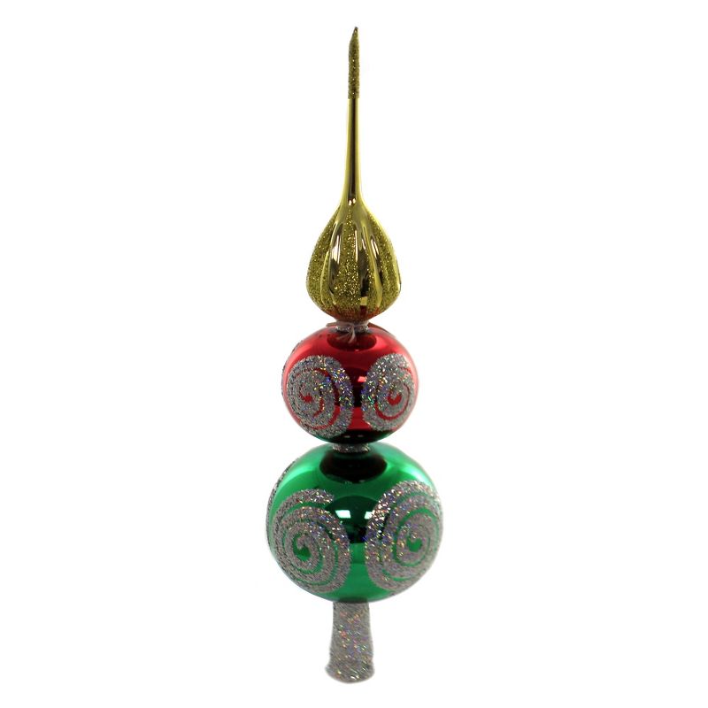 Larry Fraga Swirl Finial Christmas Tree Topper  -  Tree Toppers