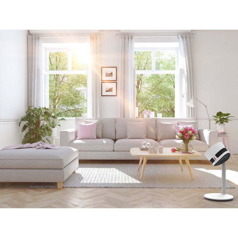 Air King 18" 1/6 HP 3-Speed Adjustable Height Floor Fan with Roll-About Stand