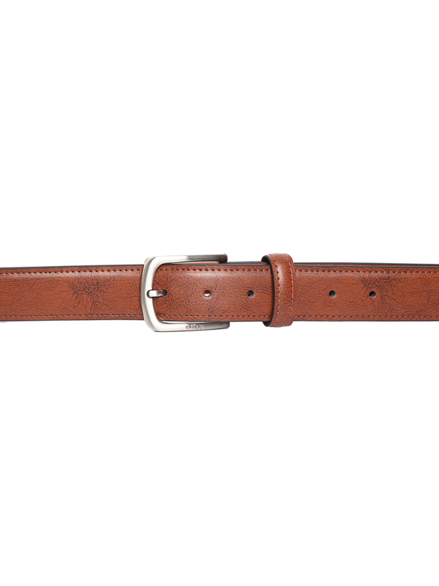 BULCHEE Tan Leather Formal Belt for Men