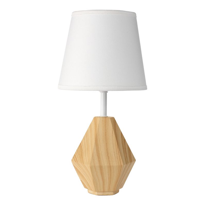 18" 2-Light Luna Clamp Arm Table Lamp with Mushroom Shade Matte Black - Globe Electric