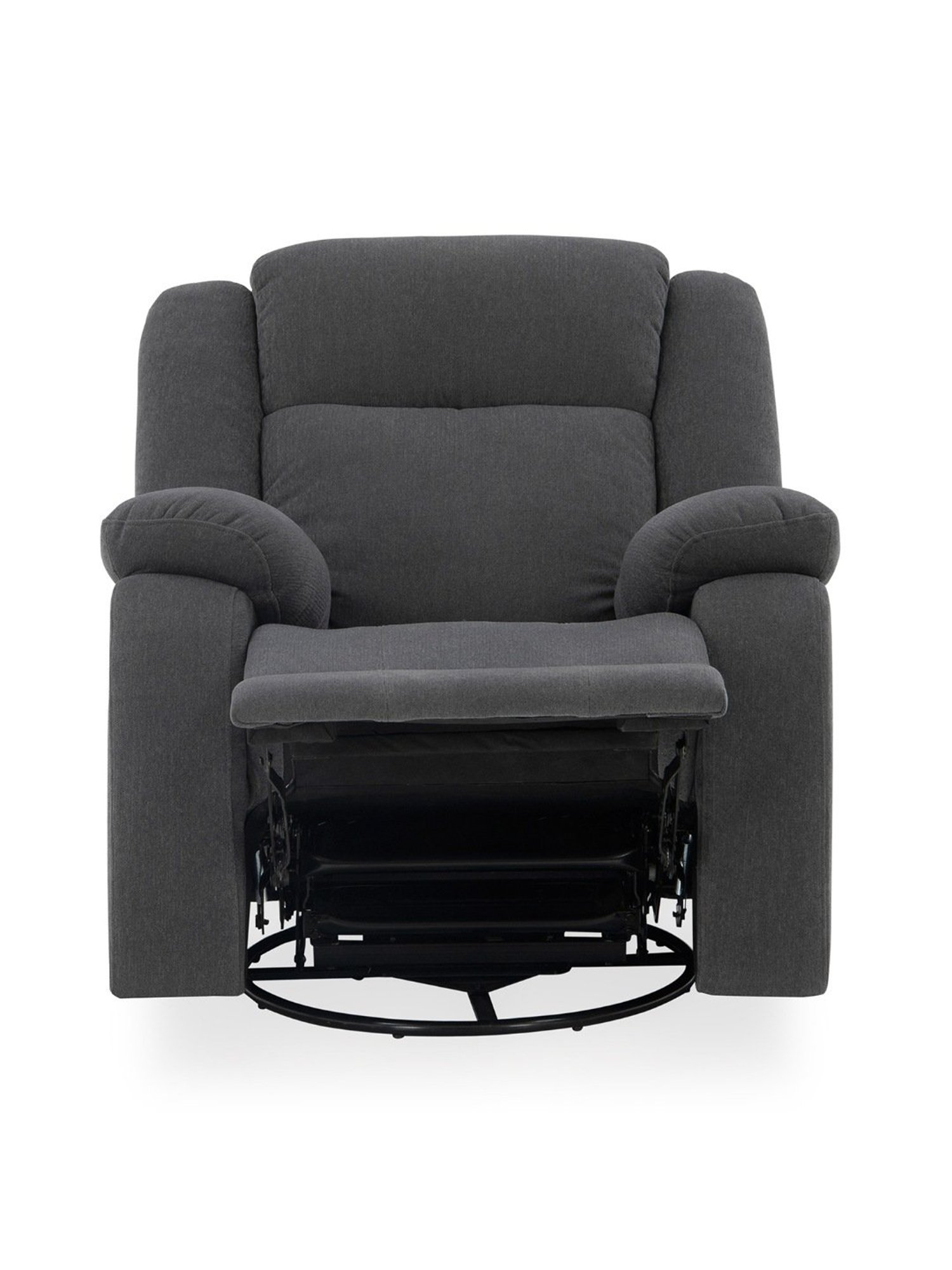 Duroflex Avalon RRR Grey Polyester Rocking & Revolving Single Seater Recliner