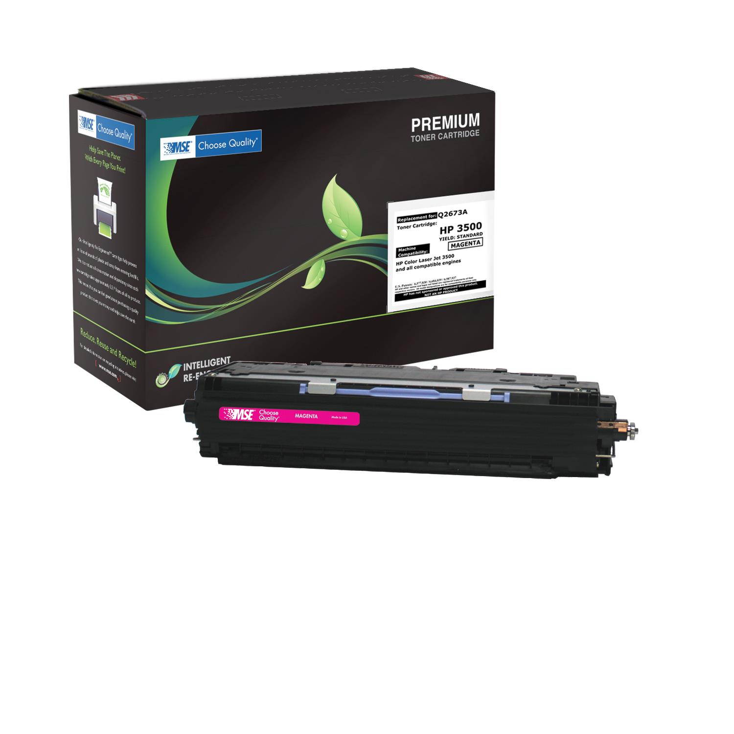 MSE 02-21-37314 Toner Cartridge (OEM # HP  Q2683A,311A) 6,000 Page Yield; Magenta