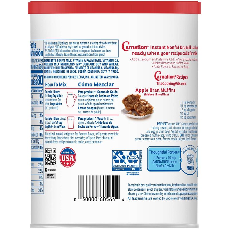 Nestle Carnation Instant Nonfat Dry Milk - 9.6oz