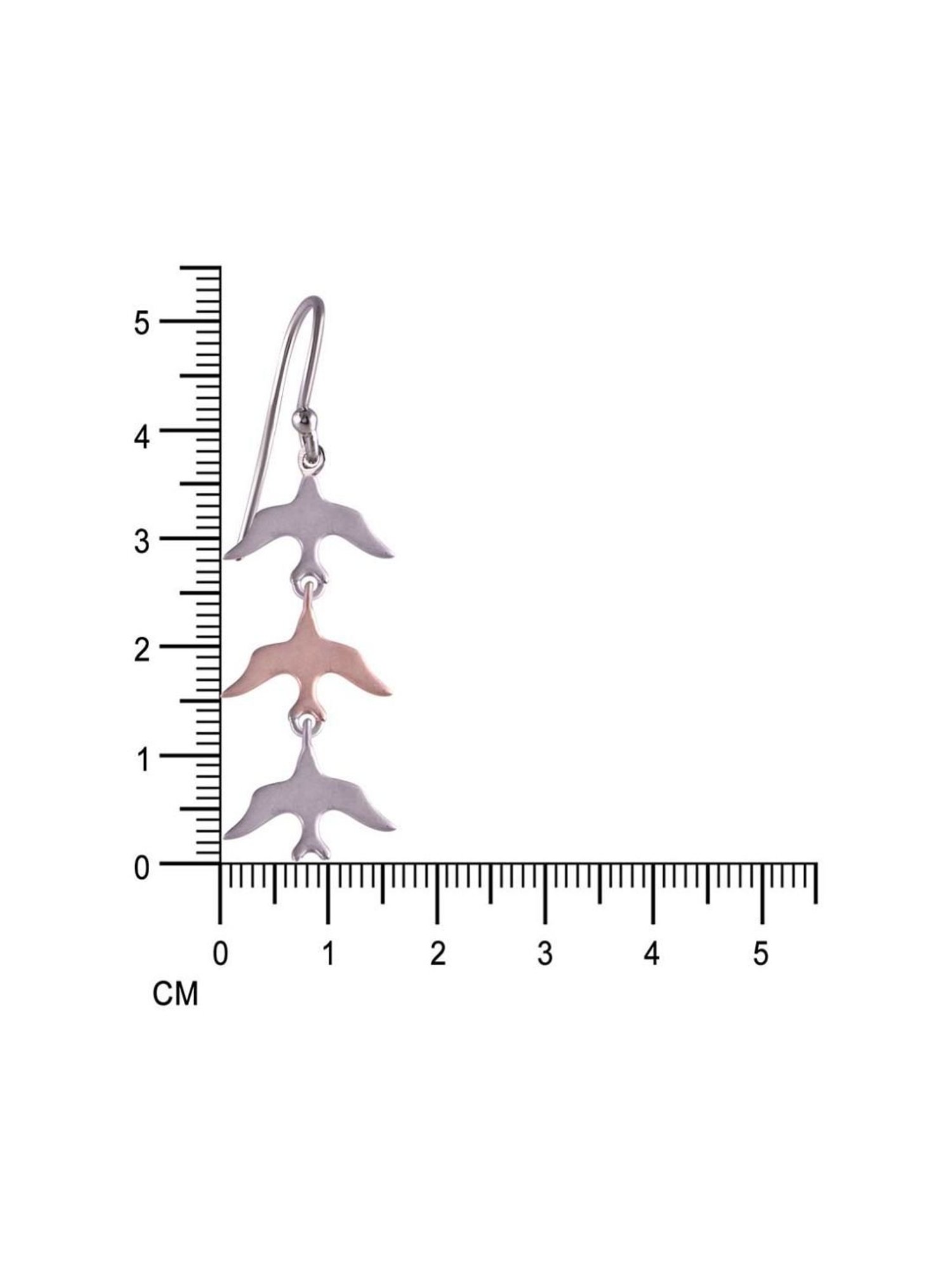 Rihi by P.C. Chandra Jewellers 925 Silver Birds Necklace with Earring Set for Women & Girls